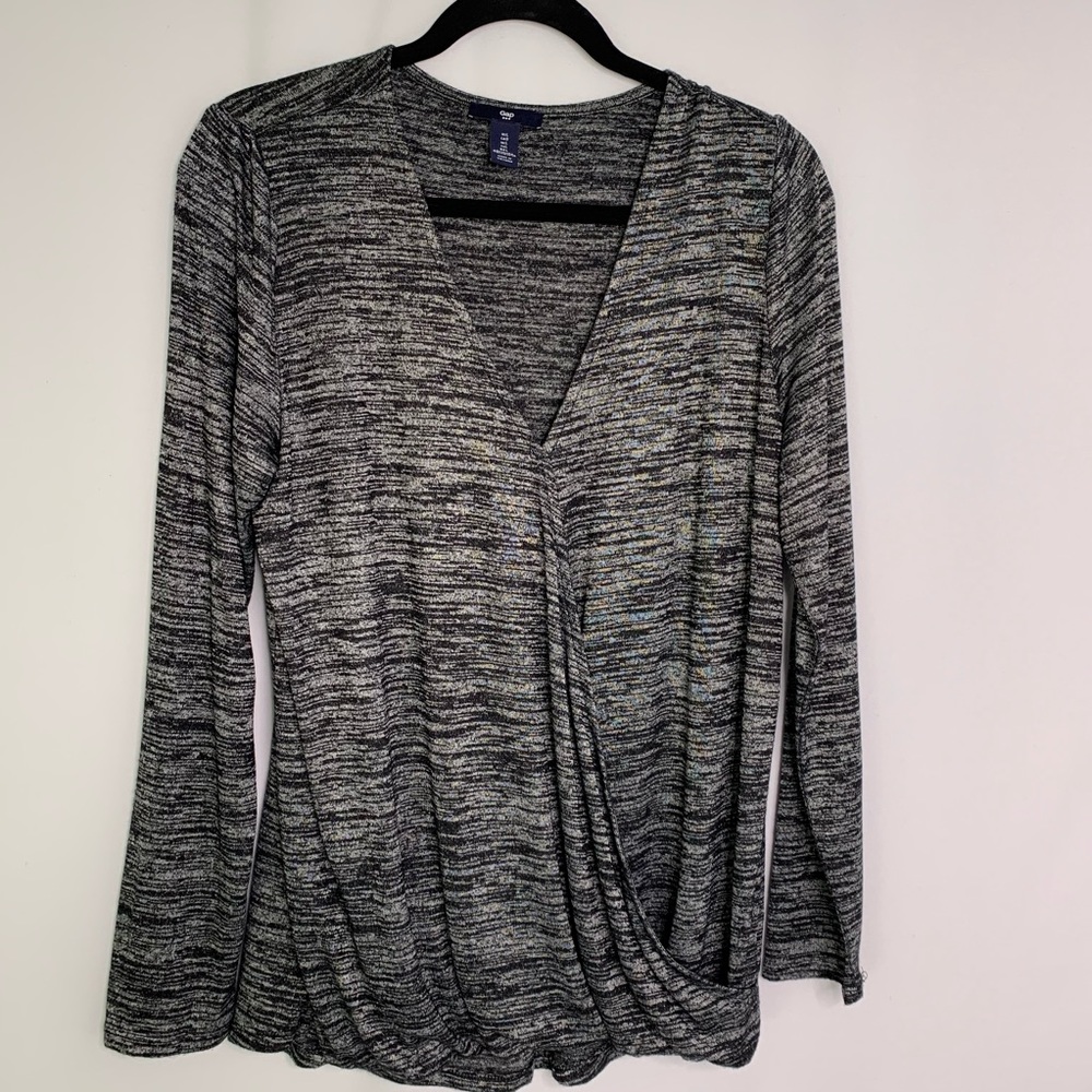 GAP Factory Luxe Draped Shirt L